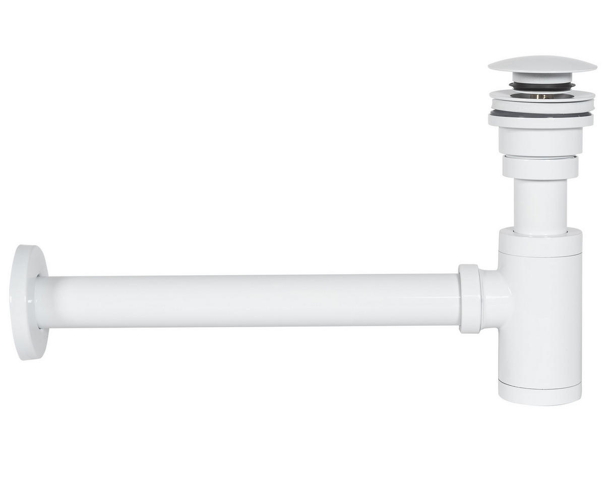 WASCHTISCH-SIPHON Klik-klak Universal Rea Weiß - Weiß, Metall (5/21/33.5cm) - REA