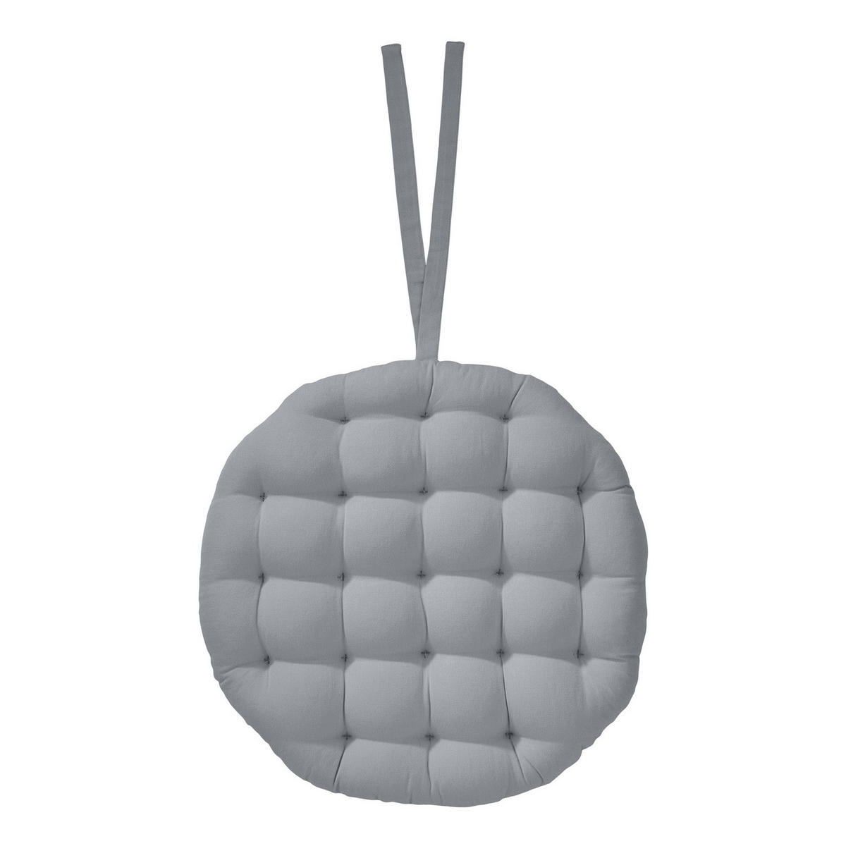 STUHLKISSEN Solid - Baumwolle / Polyester - Grau, Textil (40/40cm) - Butlers