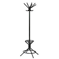 GARDEROBE Aus Metall Höhe 178 cm Drehbare Krone & 8 Doppelhaken Grau - Grau, Metall (62/178/62cm) - PROREGAL