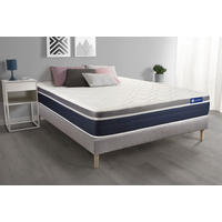BETT Actimemo confort Memory-Schaum 120 x 210 cm h2 - Kit Bettgestell Grau - Beige/Grau, Holz (120/210cm) - ACTISOM