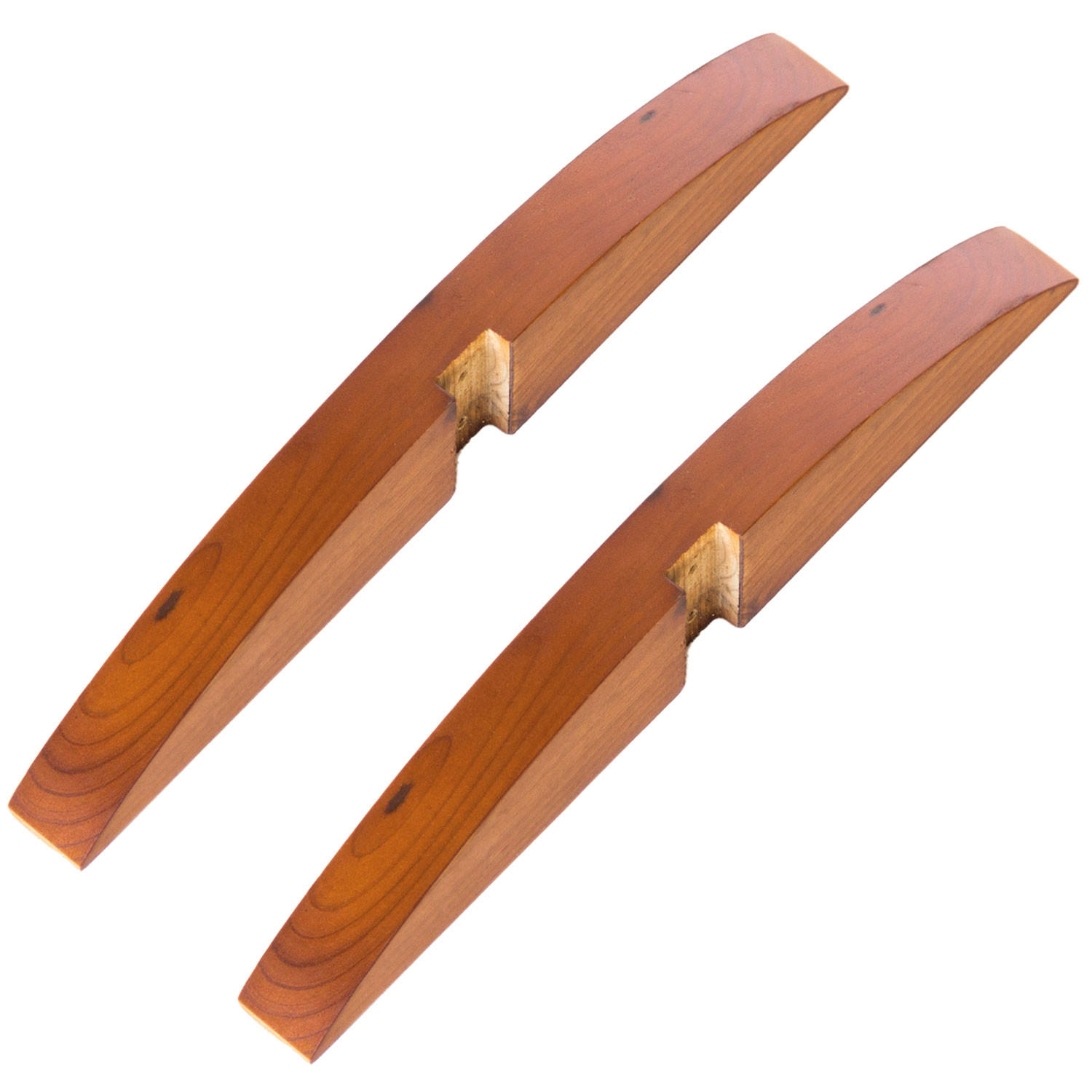 PARAVENT Standfuß Braun 2er Set für Raumteiler - Braun, Holz (33/2/2cm) - Homestyle4u