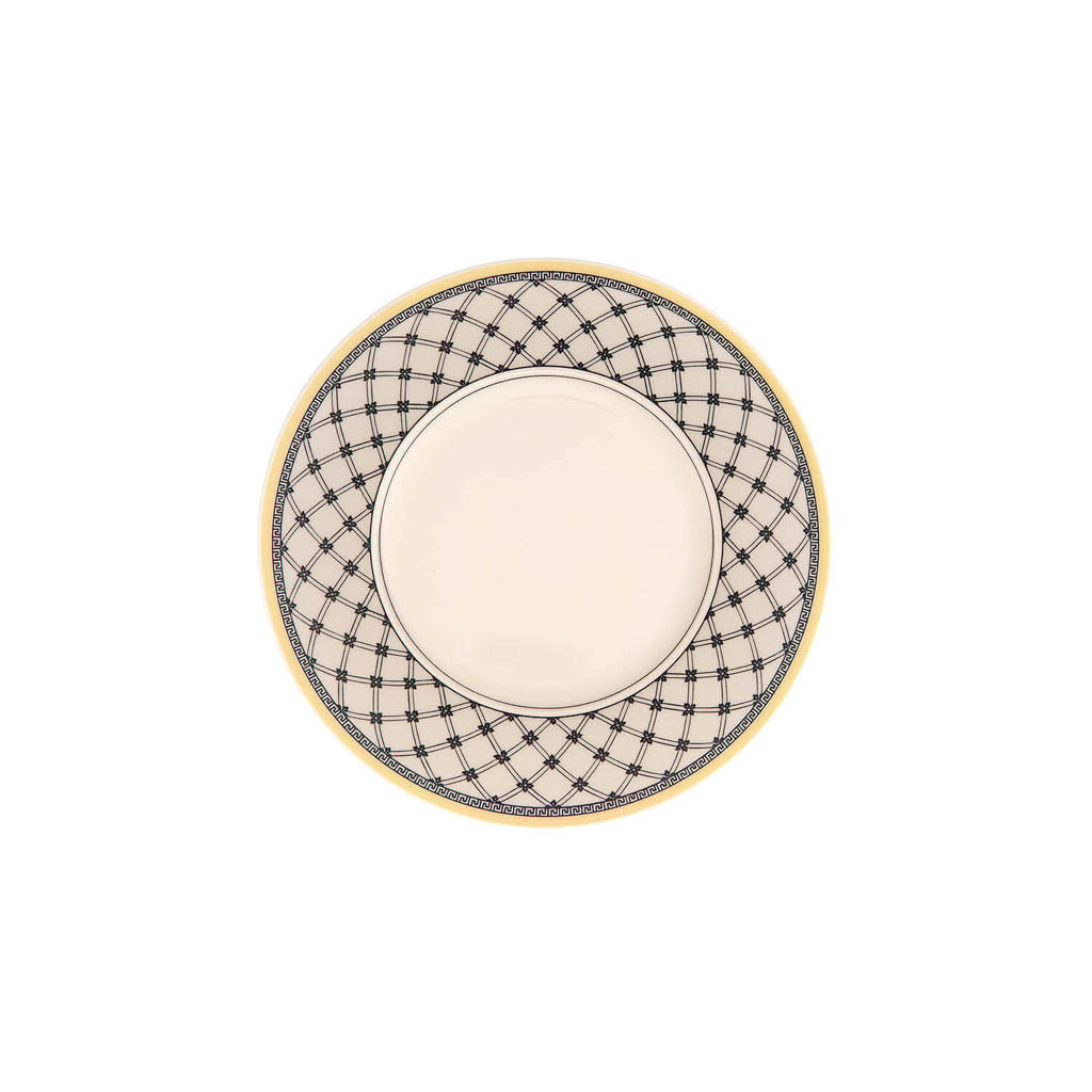 BROTTELLER Audun Promenade weiß-grau-gelb ø 16 cm 6er Set - Gelb/Weiß, Keramik (16cm) - Villeroy & Boch