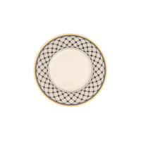 BROTTELLER Audun Promenade weiß-grau-gelb ø 16 cm - Gelb/Weiß, Keramik (16cm) - Villeroy & Boch