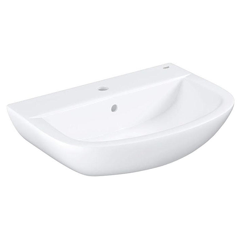 WASCHBECKEN mit Überlauf 442 x 609 x 152mm - Weiß, Keramik (44.2/15.2/60.9cm) - HOROW