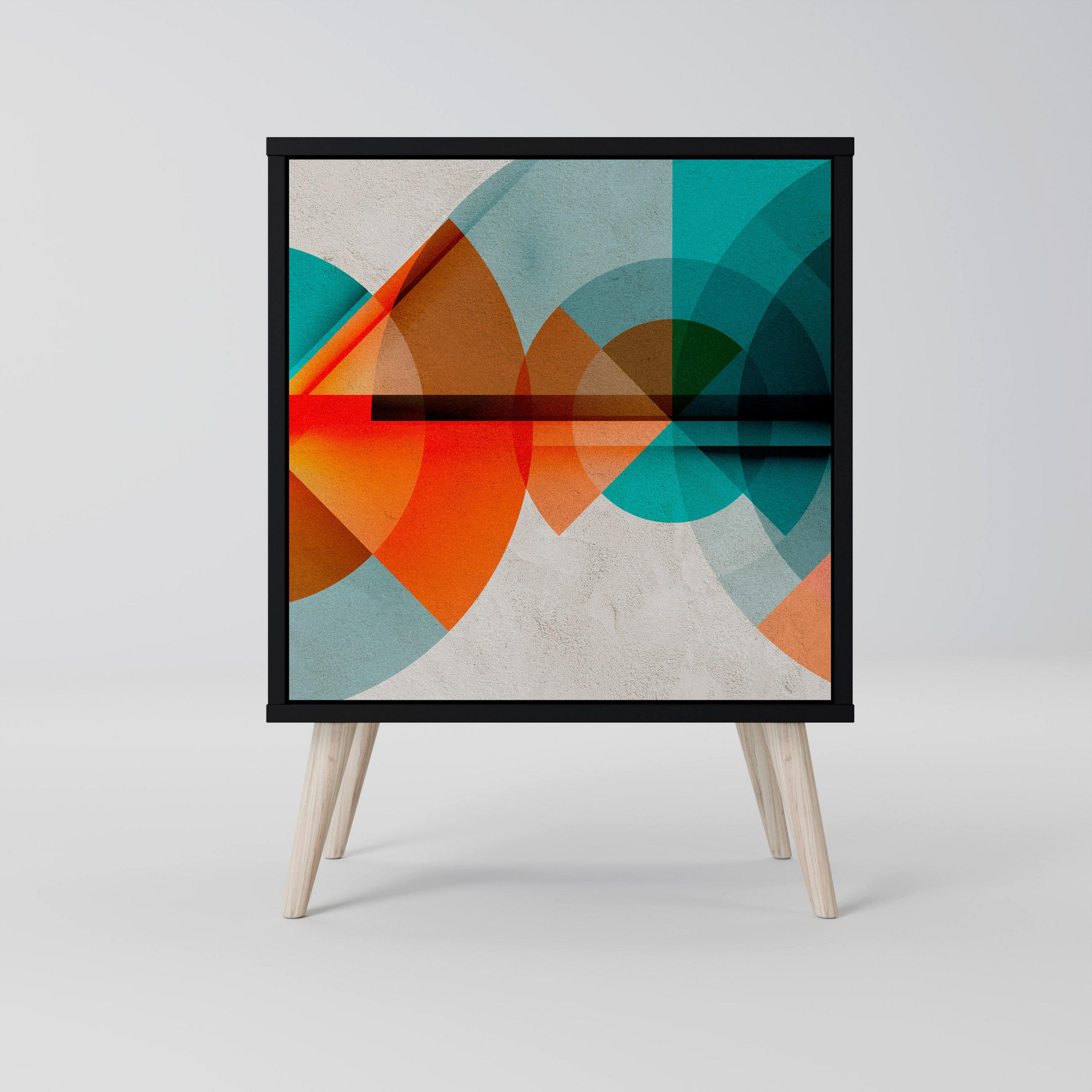 SpaceRebels Sideboard Schwarz 57.5x77.5x42 cm