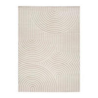 WEBTEPPICH Weiß Lina 120/170 cm - Weiß, Naturmaterialien/Textil (120/170cm) - Atticgo