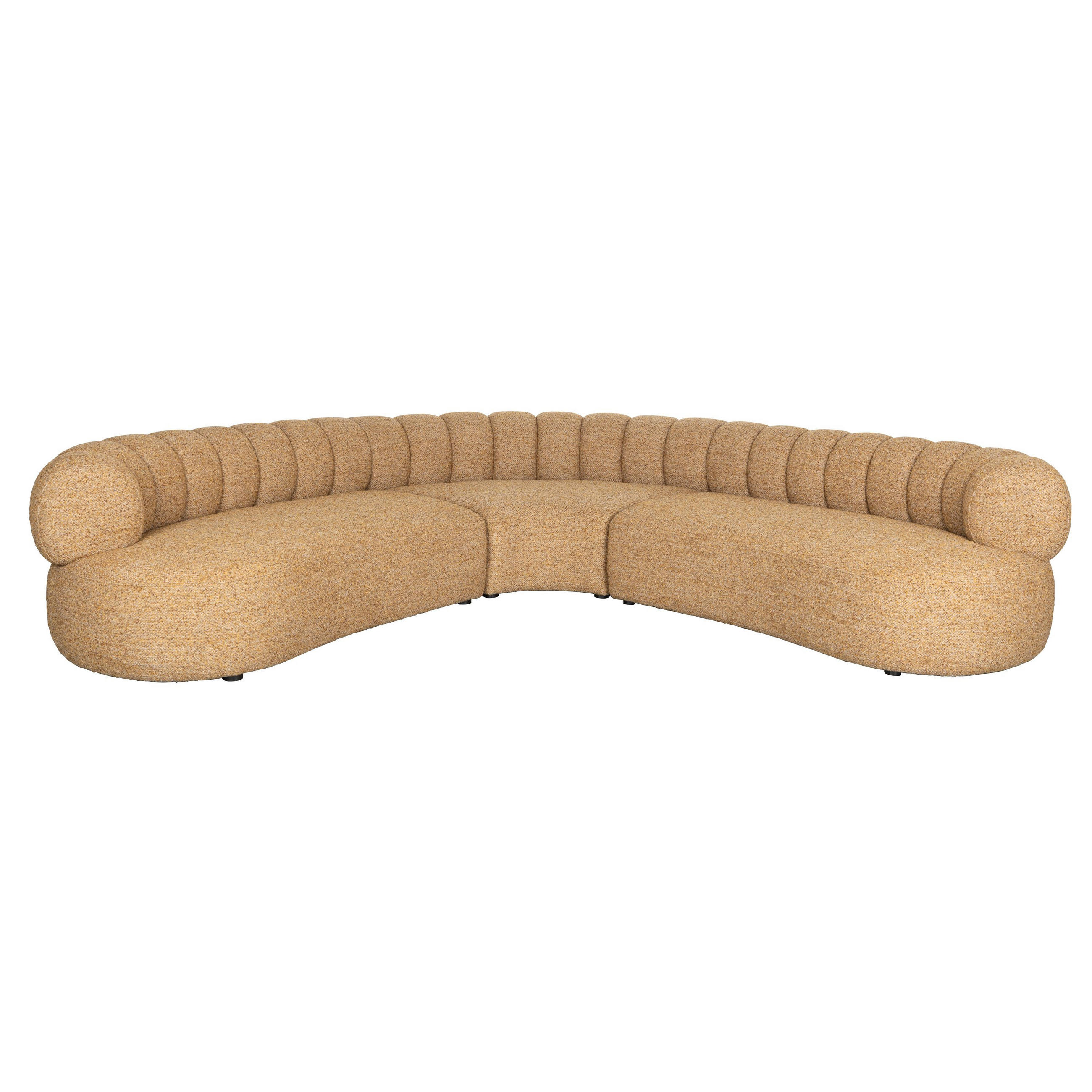 ECKSOFA 7-SITZER Duvane Braun - Braun, Kunststoff (286/286cm) - Dutchbone