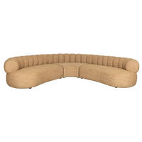 ECKSOFA 7-SITZER Duvane Braun - Braun, Kunststoff (286/286cm) - Dutchbone