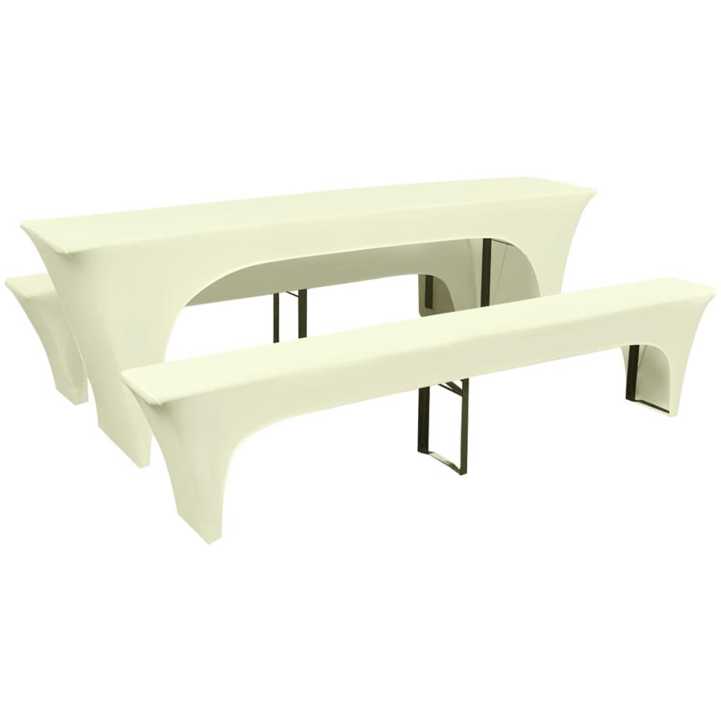 Deluke Tischhussen Creme 220x50 cm