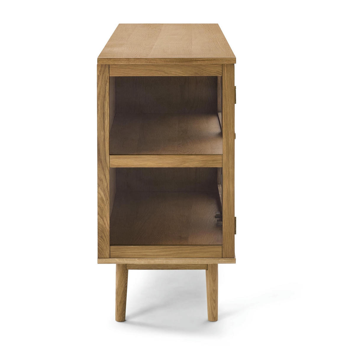 SIDEBOARD Eiche massiv - Eichefarben/Braun, Holz/Holzwerkstoff (137/80/40cm) - Furnhouse