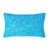 KISSENHÜLLE Nirvana 30/50 cm, 100% Baumwolle - Türkis, Textil (30/50cm) - Homescapes
