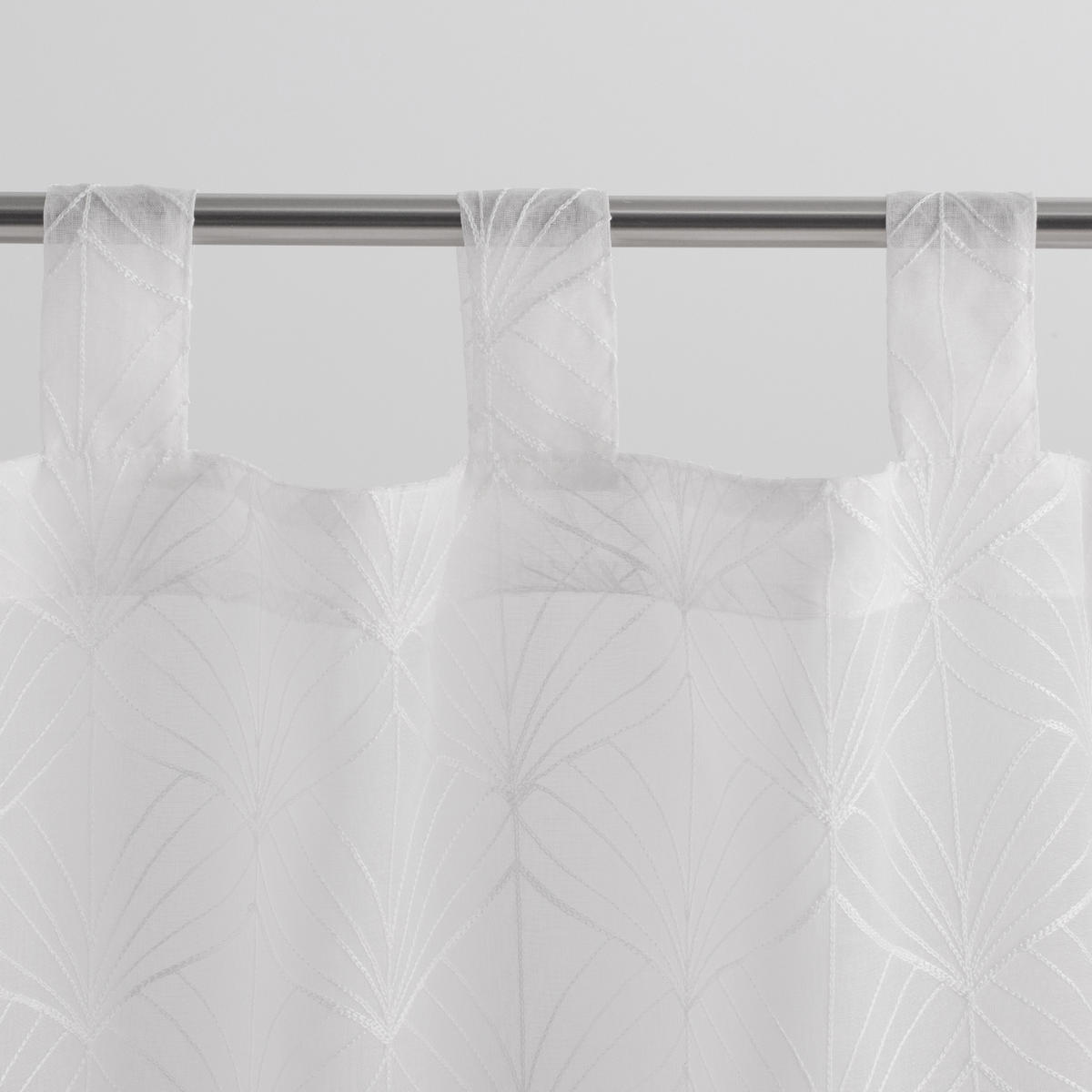 VORHANG Cesme - Weiß, Textil (140/1/250cm) - home&you