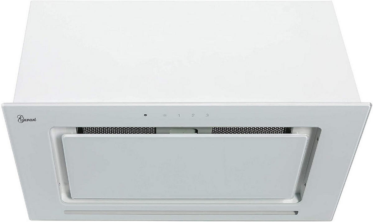 DUNSTABZUGSHAUBE GCH E 217 WH 52 PRIME + Umluftset, 52 cm Weiß Glas - Weiß, Glas/Metall (52/29.5/23.5cm) - Gurari