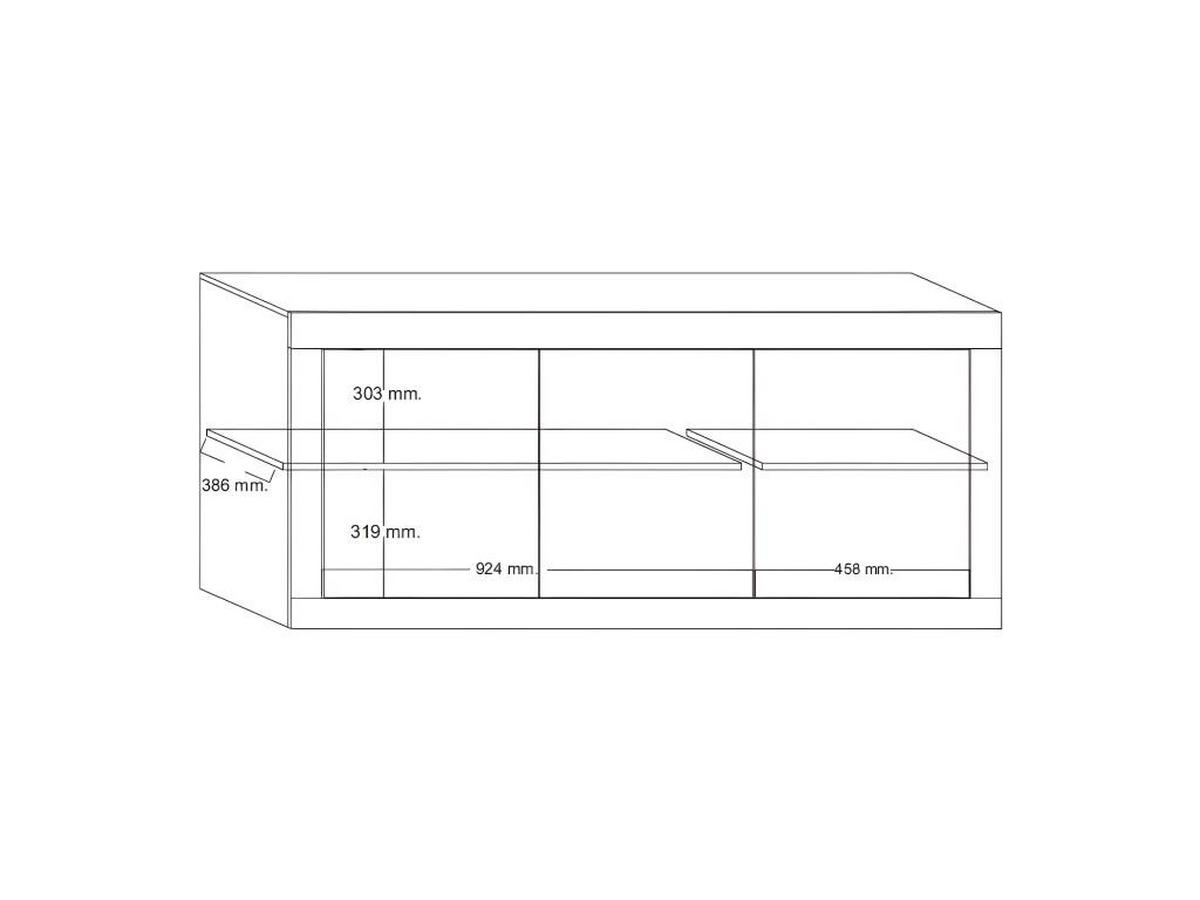 SIDEBOARD mit 3 Türen - Weiß lackiert - COMETE - Weiß, Holz (42/85.8/160cm) - Vente-Unique