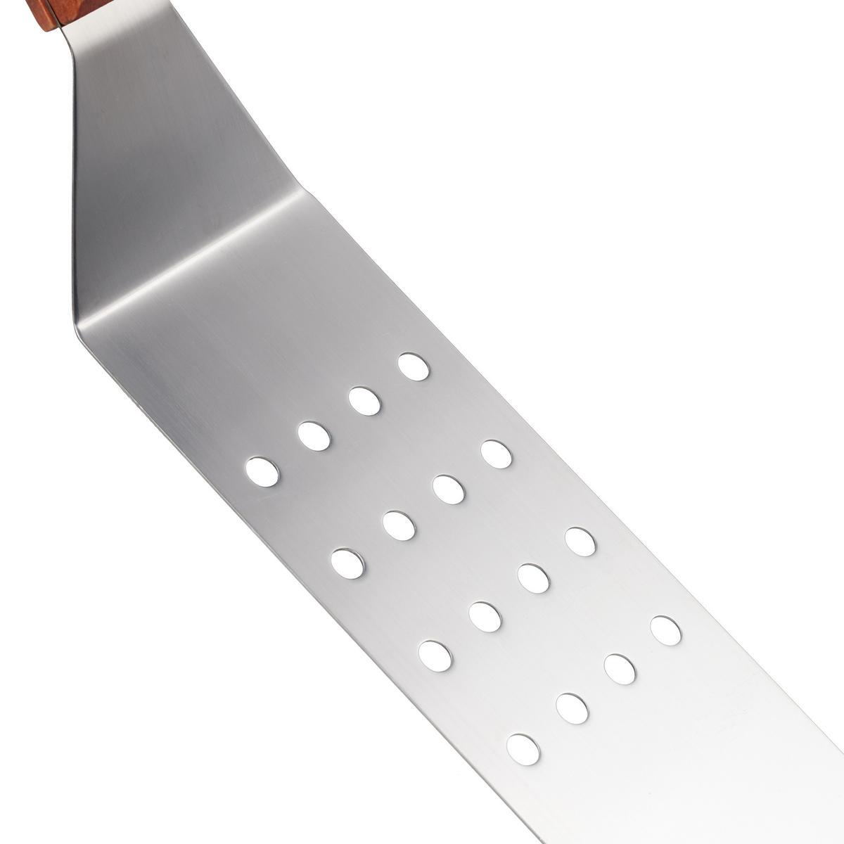 3XGRILL-PFANNENWENDER - Multicolor, Holz/Metall (36cm) - Relaxdays