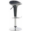BARHOCKER Kunststoff Grau - Chromfarben/Grau, Kunststoff/Metall (37/87/37cm) - CLP