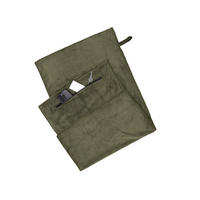 HANDTÜCHER, 50x120 cm, 85% Polyester 15% Nylon, Grün - Olivgrün, Textil (50/120cm) - Zollner