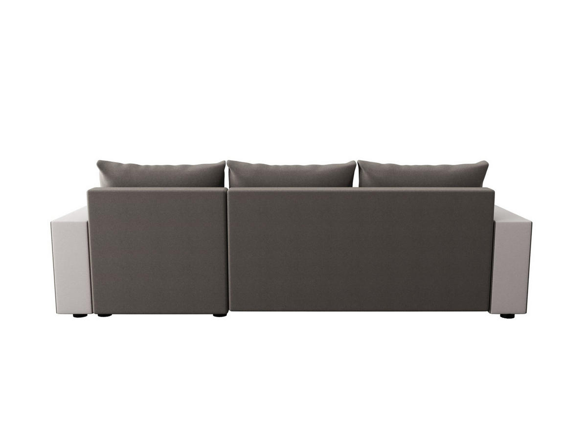 ECKSOFA HEWLET L BIS Sawana 21+01 Rechts mit Schlaffunktion - Grau, Textil (240/140cm) - Bedante