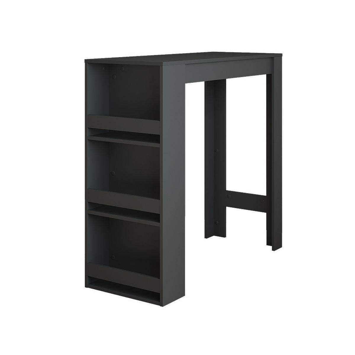 BAROVÝ STŮL Repose Antracit - antracitová, kompozitní dřevo (110/45/106cm) - Vicco