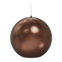 KUGELKERZEN Bronze Ø 6 cm, 16 Stück - Bronzefarben, Paraffin (6/6/6cm) - Wiedemann Kerzen