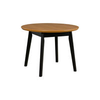 ESSTISCH Oslo 4, 100-130 cm, eiche - Wildeiche, Holz (130/100/75cm) - Leaf Design