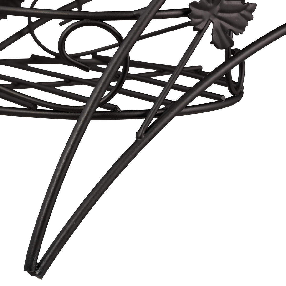 BLUMENTREPPE - Schwarz, Metall (55/21/19cm) - Relaxdays