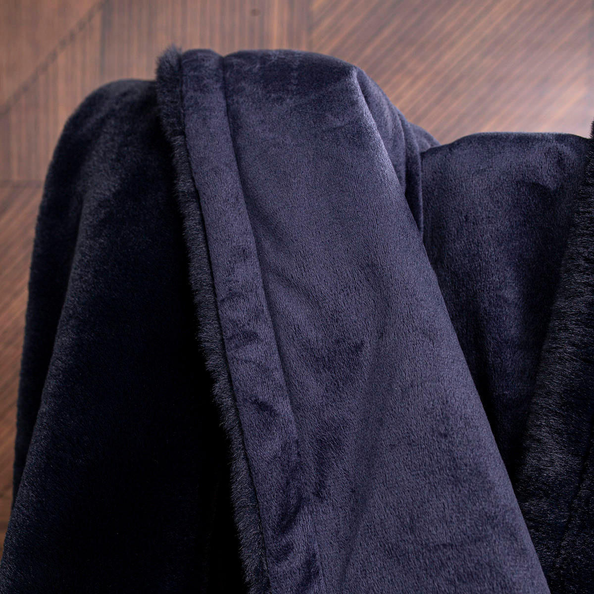 Thumbnail - Today Kuscheldecke, Dunkelblau, Textil, Rechteckig, 125x150 cm, Wohntextilien, Decken, Kuscheldecken