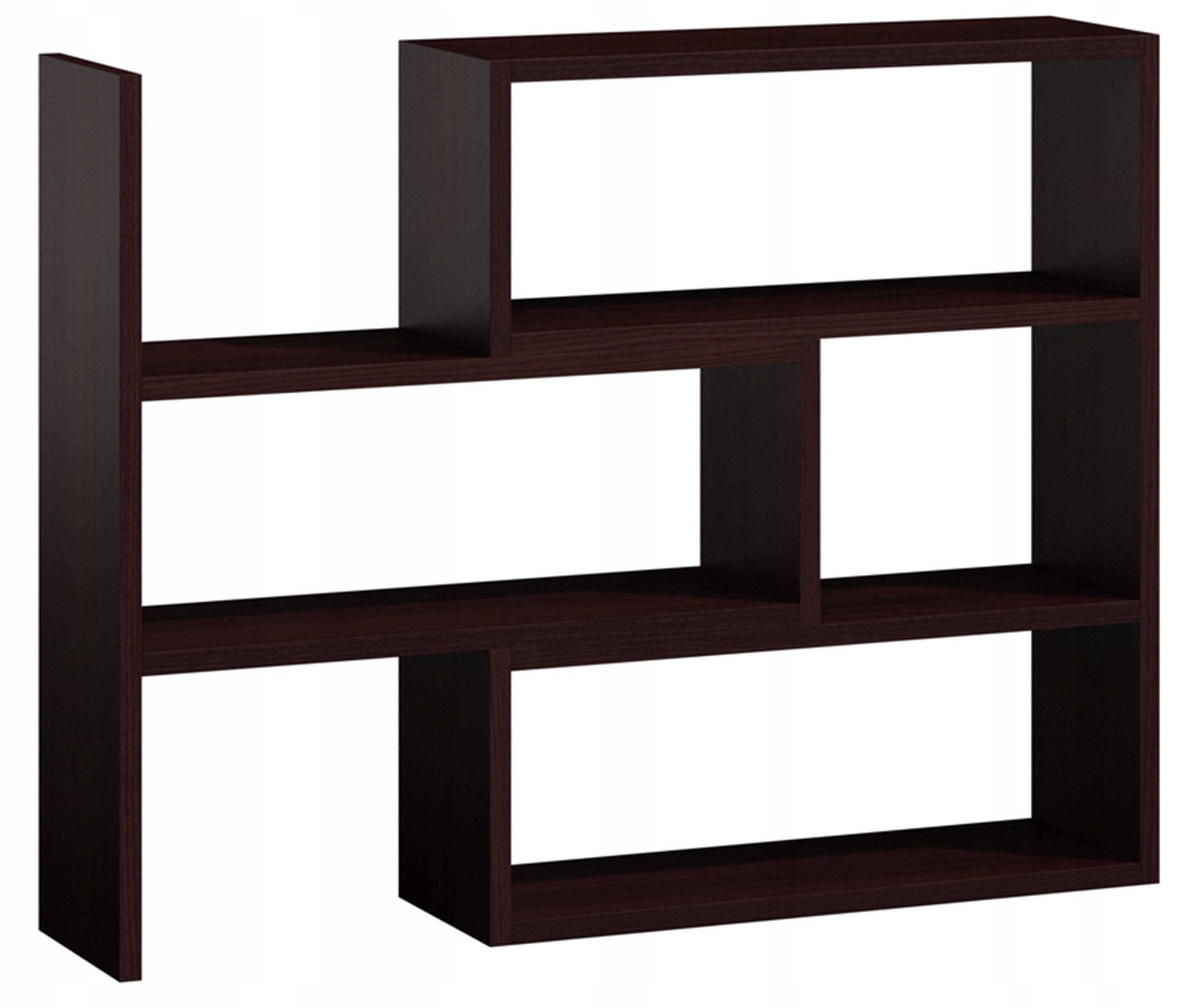 BÜCHERREGAL Irek Wenge 80/28/110 cm - Wengefarben, Holzwerkstoff (80/110/28cm) - Matkam Möbel