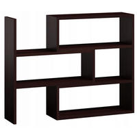 BÜCHERREGAL Irek Wenge 80/28/110 cm - Wengefarben, Holzwerkstoff (80/110/28cm) - Matkam Möbel