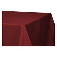 TISCHDECKE Leinenoptik 110/220 cm eckig Bordeaux - Bordeaux, Textil (110/220cm) - TiborTex
