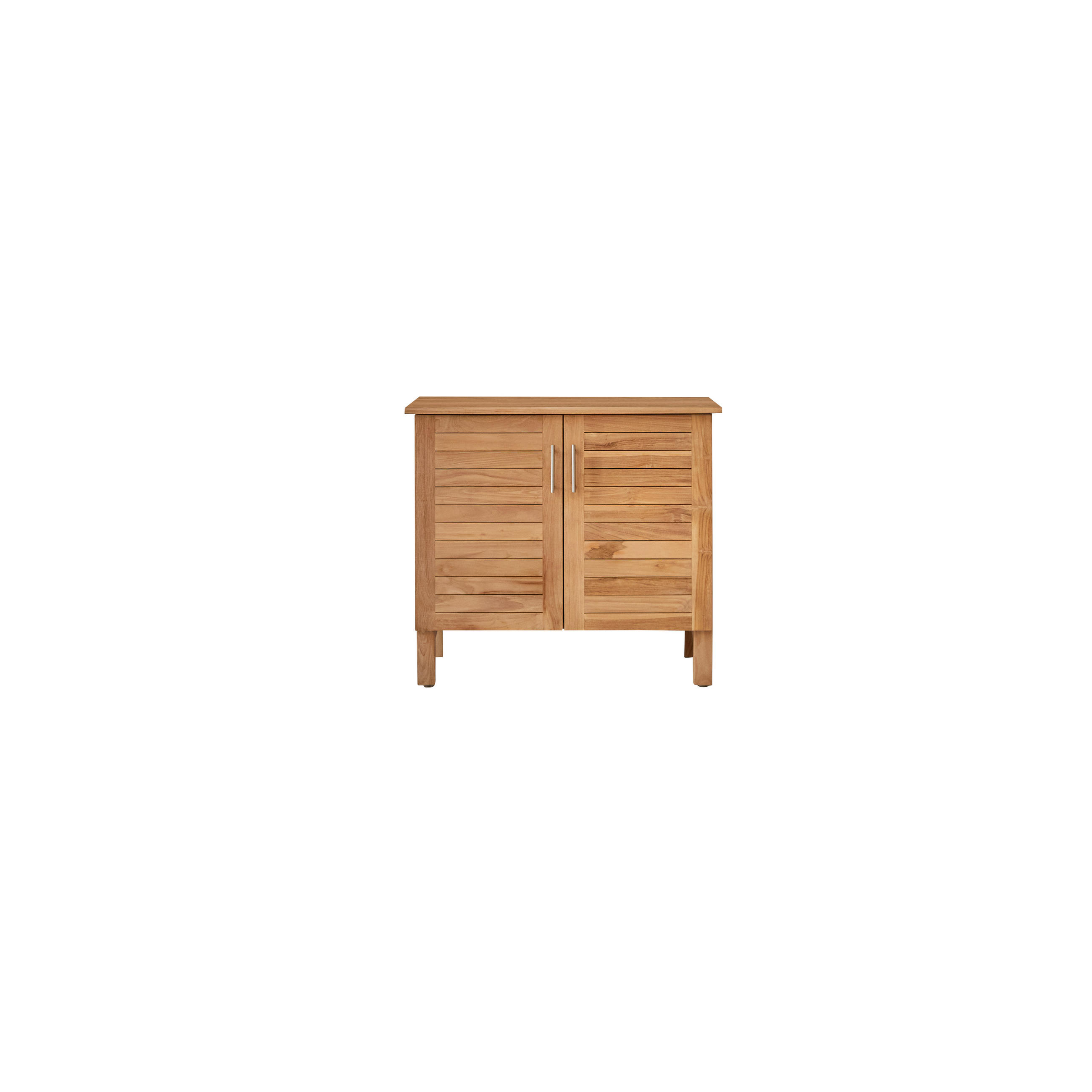 WASCHTISCHUNTERSCHRANK Soho Natur aus Teak - Naturfarben, Holz (85/75/55cm) - Tikamoon