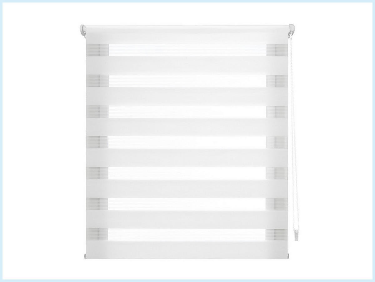 ROLLO Polyester Transluzent Cream 130x180 - Creme, Textil (130/180/1cm) - Purline