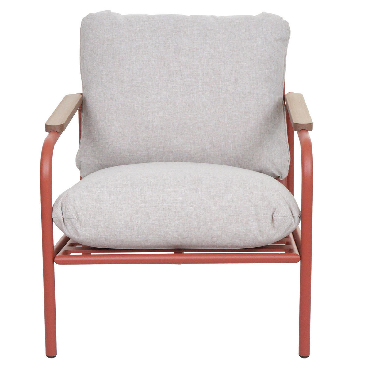 GARTENSESSEL Rot Kein Set-Set - Rot, Textil (68/81/88cm) - MCW