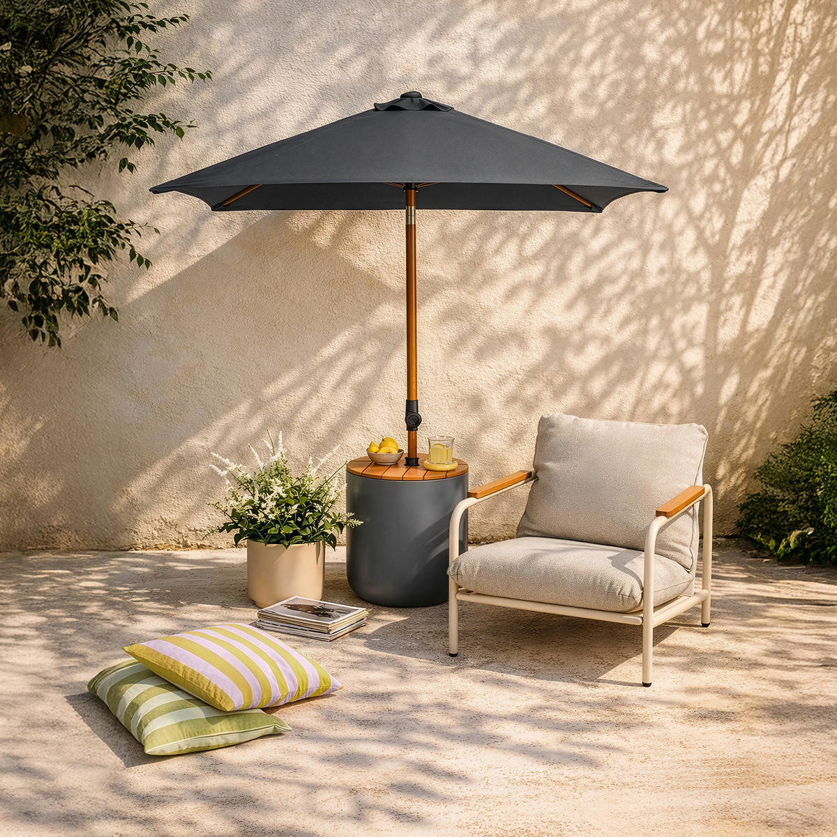 KISSEN Spring Vibes 40x60 cm - Grün, Textil (60/40cm) - Butlers