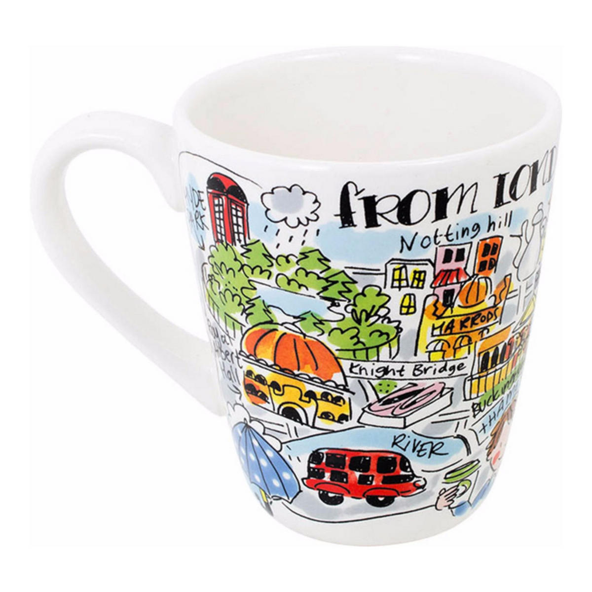 BECHER London in Bunt - 350 ml - Multicolor, Keramik (0.35L) - Blond Amsterdam