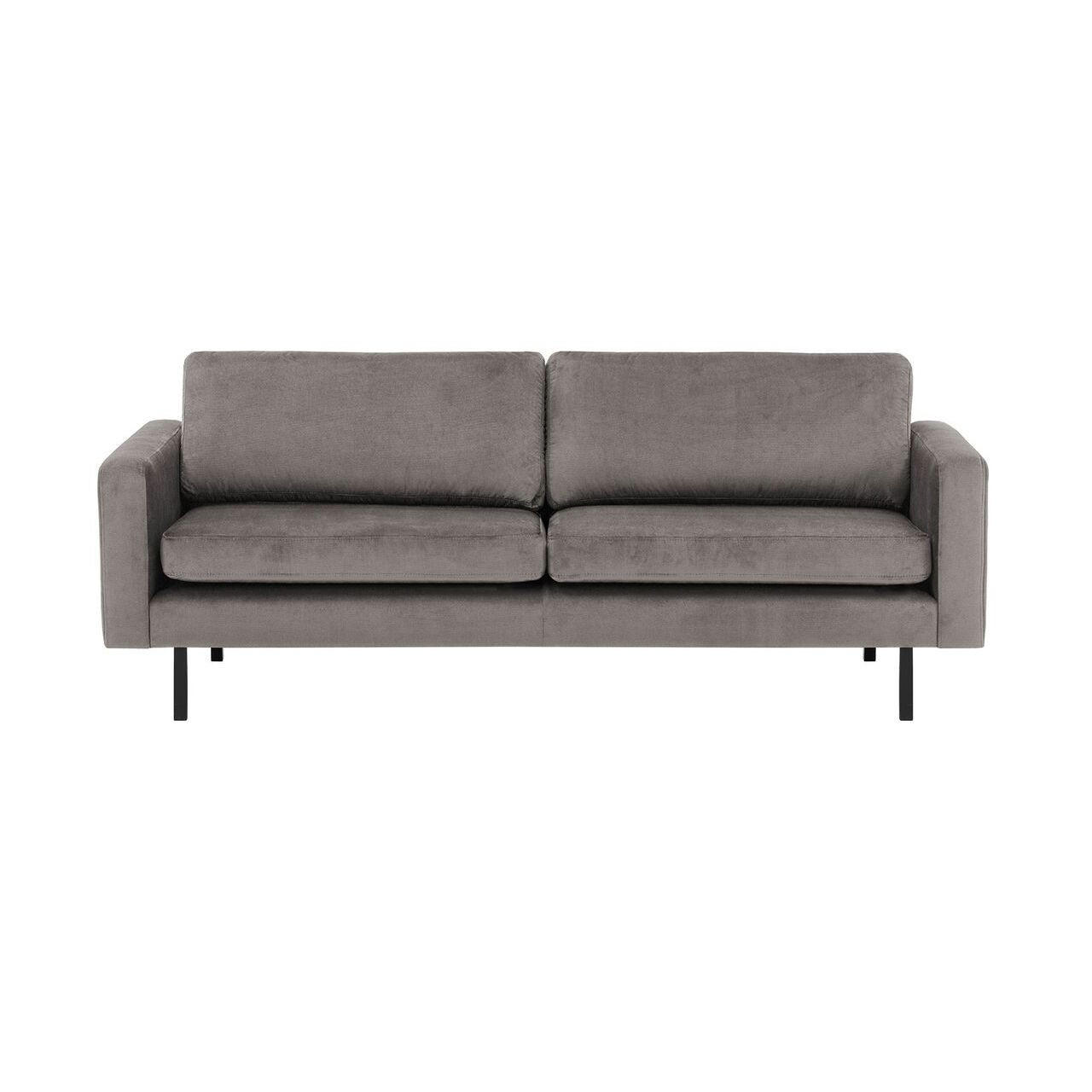 DREISITZER-SOFA Lioni-Kronos 15 - Graubraun, Holz/Textil (200/84/94cm)