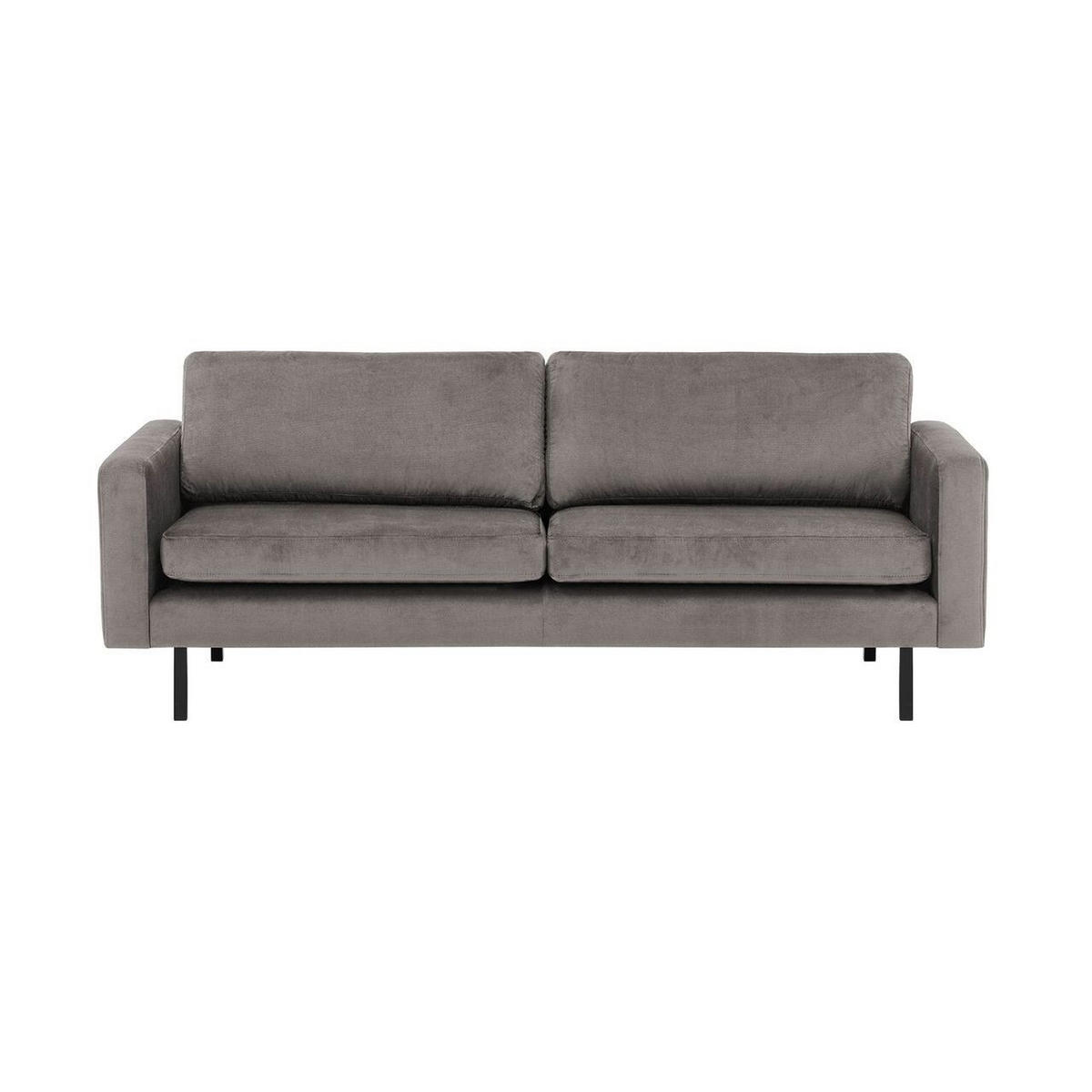 DREISITZER-SOFA Lioni-Kronos 15 - Graubraun, Holz/Textil (200/84/94cm)