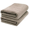 SAUNATUCH, 2er-Set, 70x200 cm, 100% Baumwolle, Braun - Fango, Textil (70/200cm) - Zollner