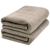 SAUNATUCH, 2er-Set, 70x200 cm, 100% Baumwolle, Braun - Fango, Textil (70/200cm) - Zollner