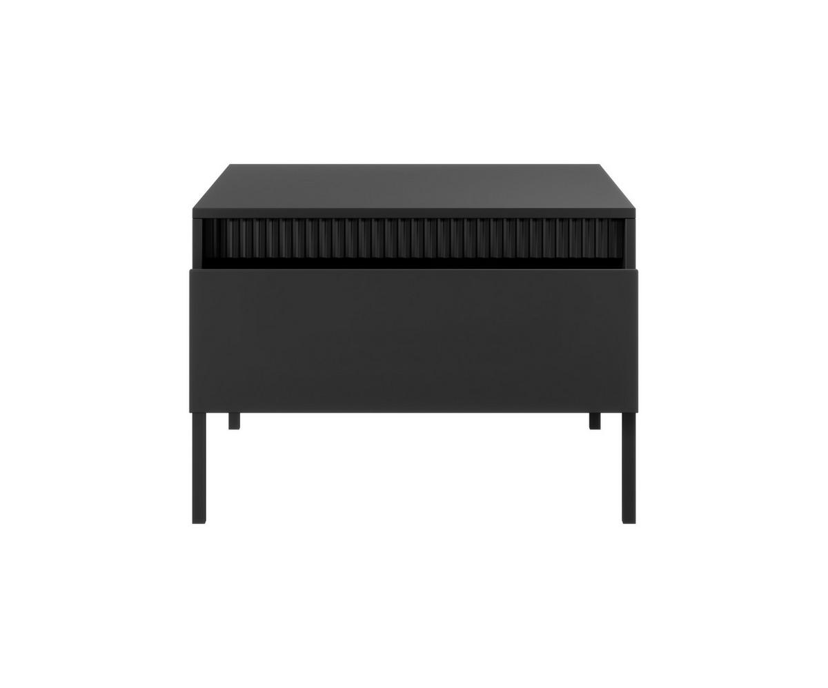 COUCHTISCH Schwarz Senso 68 X 48 cm - Schwarz, Holzwerkstoff (68/68/48cm) - Bettso