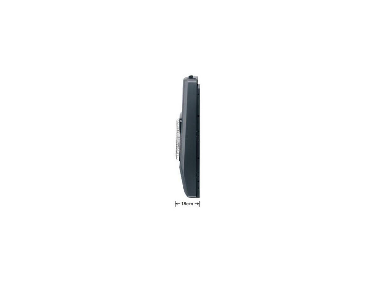 BEHELFSHEIZUNG - 42 cm x 39 cm - metall - schwarz Casody - Schwarz, Metall (42/72/39cm) - Vente-Unique