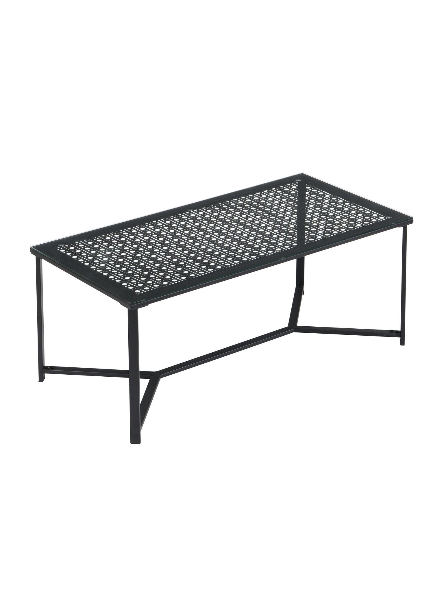 Kadima Design Couchtisch Schwarz 100x42x50 cm