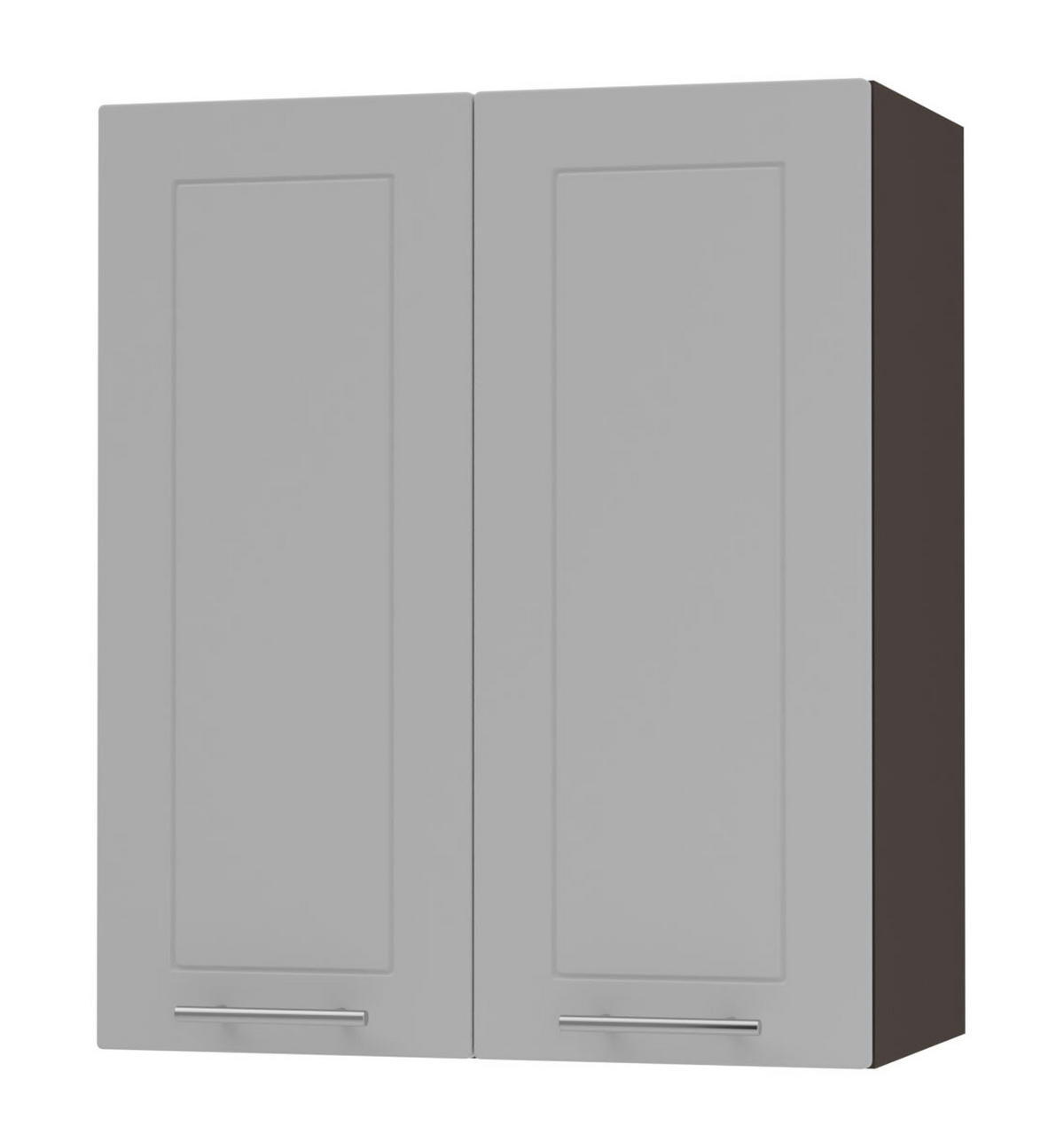 KÜCHENHÄNGESCHRANK Kvantum W3/60 Dust Grey Matt / Lava Matt 60 / 32,5 / 72cm - Dunkelgrau/Grau, Holz/Holzwerkstoff (60/72/32.5cm) - Feldmann-Wohnen