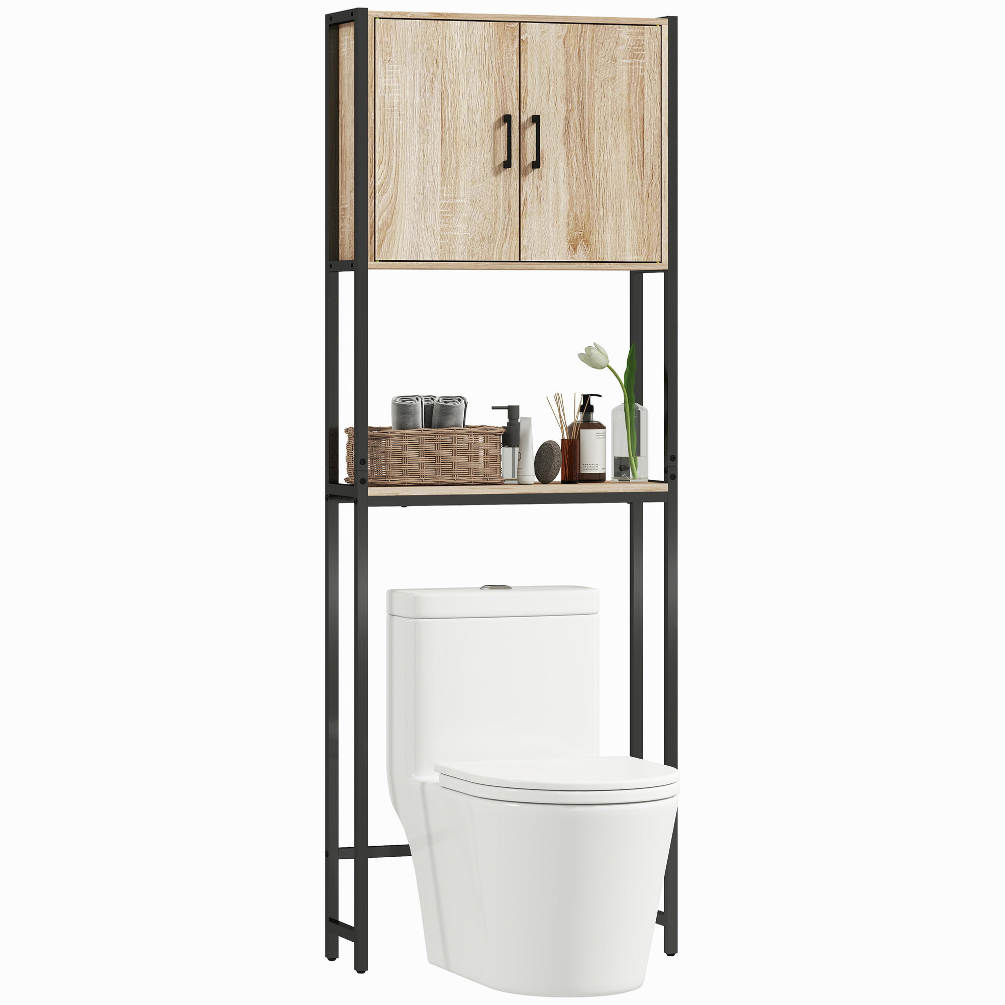 HÄNGESCHRANK Naturholz 1 Stück - Beige, Naturmaterialien (64/178/19cm) - GiPP