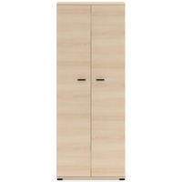 ŠATNÍ skříň Odelis, dub, 79 cm - černá/béžová, kompozitní dřevo/plast (33.7/2/203cm) - Selsey