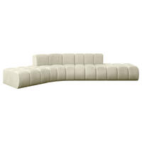 ECKSOFA modulares Sofa Solven-L1 - 380x174x70 cm Beige - Beige, Holzwerkstoff/Textil (380/174cm) - ALTDECOR