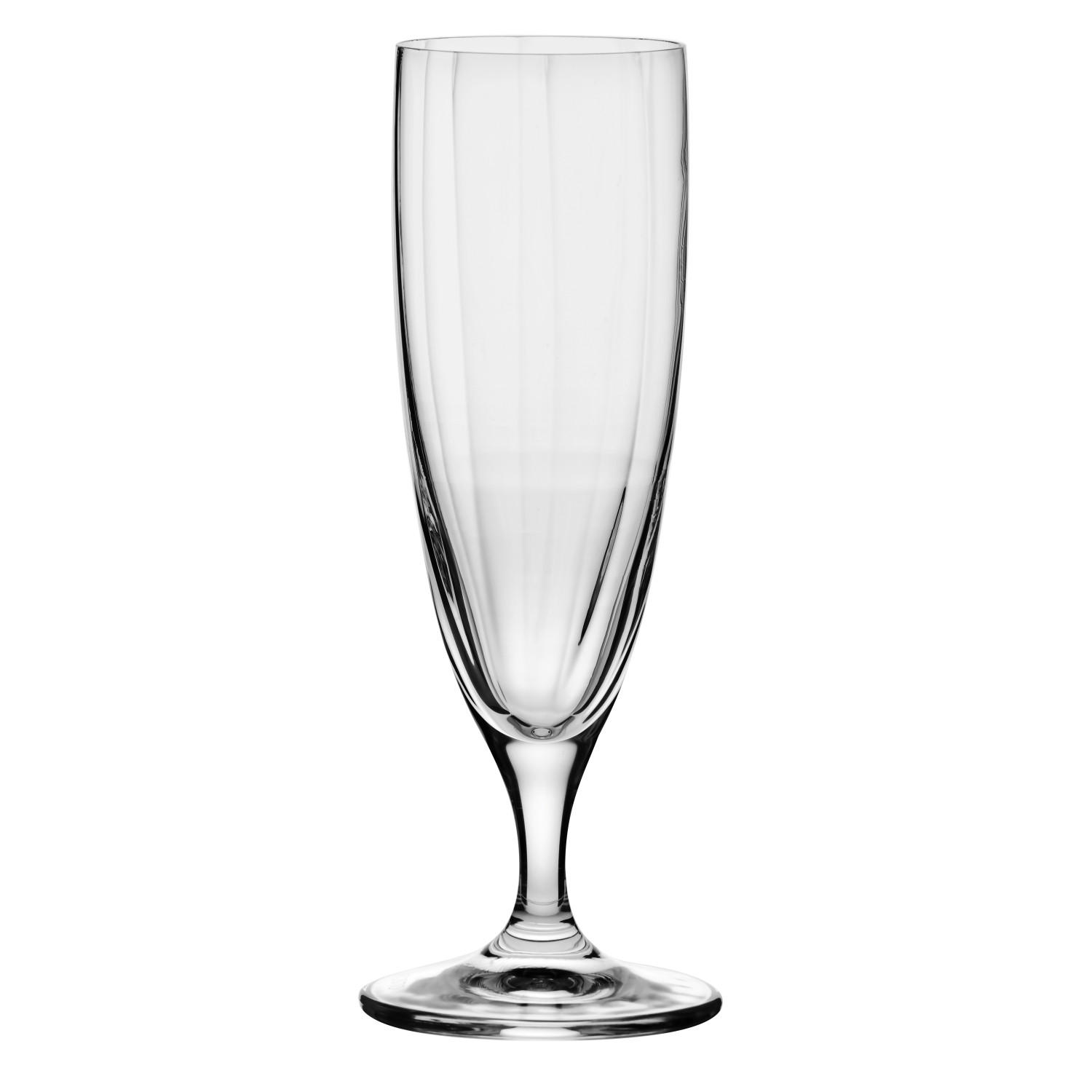 SEKTGLÄSER AUF KURZEM STIEL, 4er-Set, 160 ml - Transparent, Glas (0.16L) - Krosno Glass
