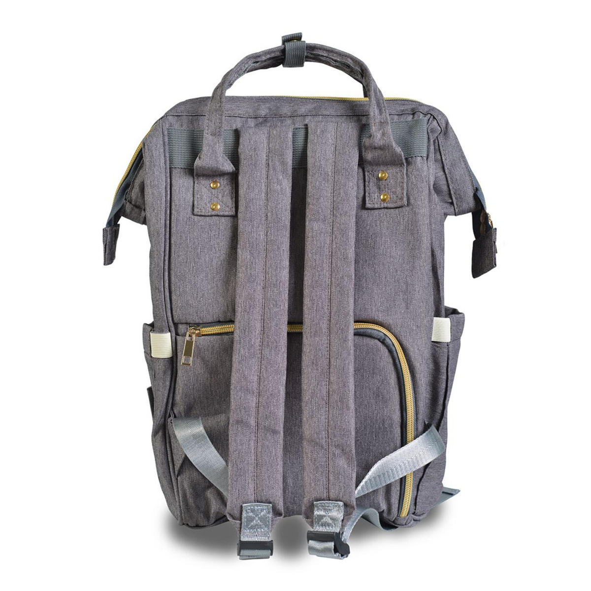 KINDERWAGENTASCHE Amelia grau 2-in-1 Funktion, als Rucksack nutzbar, Thermofächer für Babyflaschen - Grau, Textil (15/42/25cm) - Cangaroo