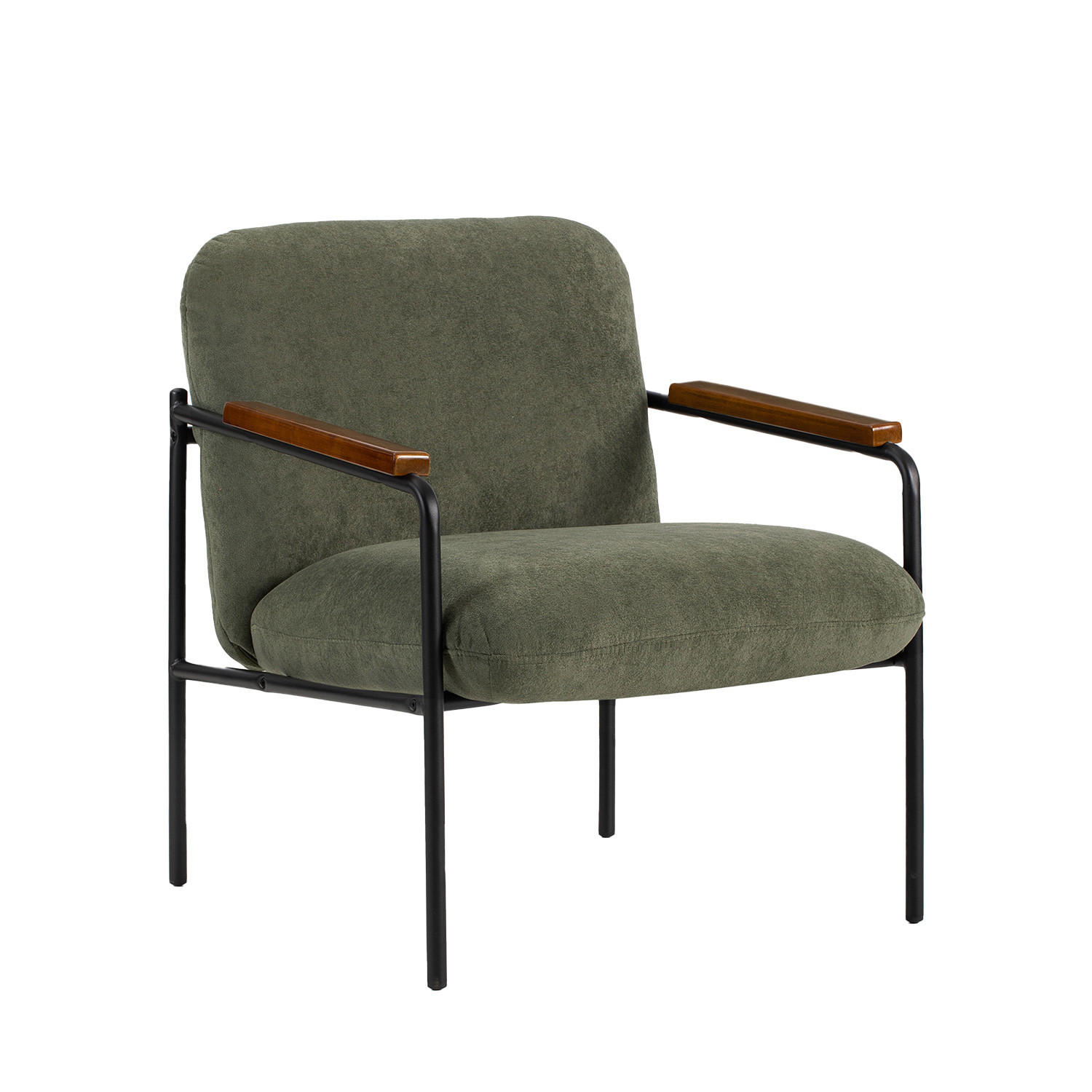 LESESESSEL Kai Grün 69 cm x 82 cm - Grün, Textil (69/82/72cm) - Klast Home