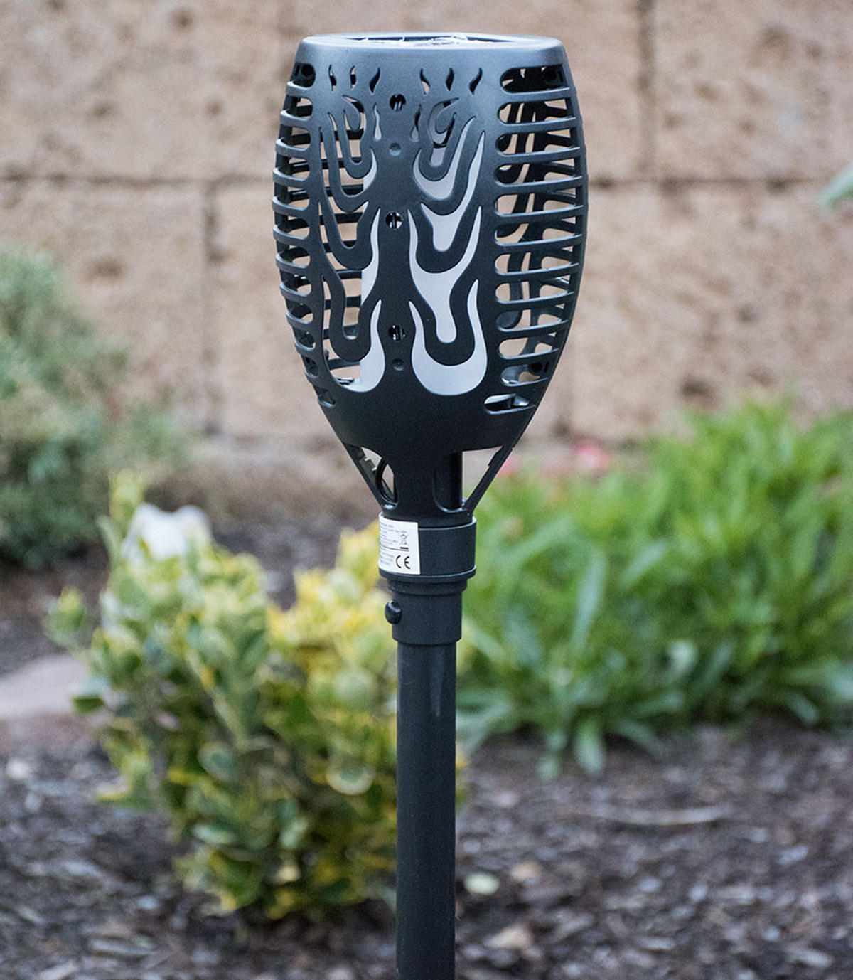 LED AUSSENLEUCHTE Solarlampe Schwarz - Schwarz, Kunststoff (12/85/12cm)